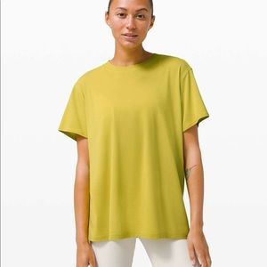Lululemon yellow pear all yours tee